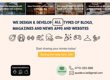 Blogs, magazines, news sites/news app development