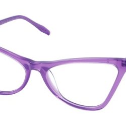 Purple Full Rim Cat-Eye Classic Eyeglasses – Stylish Acetate Frame for Women