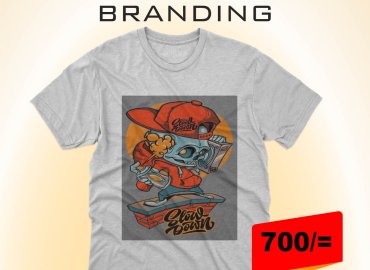 CUSTOM CASUAL TSHIRT BRANDING IN KENYA